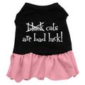 Mirage Schwarz Katzen sind Bad Luck Bildschirm Print Kleid