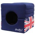 Doogy Union Jack Haus für Hunde 35 x 35 x 35 cm Größe M