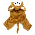 smalllee_lucky_store Kleiner Hund, Katze mit Fleece Affen Kostüm mit Kapuze Mantel Jacke mit x-small