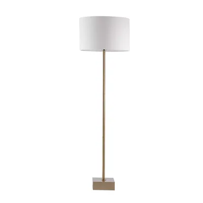 Signature Mid Century Floor Lamp Gold, Rondure Metal Sphere Floor Lamp