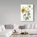 August Grove® 'October Sunflower' Acrylic Painting Print on Wrapped Canvas in Gray/Green/Yellow | 19 H x 14 W x 2 D in | Wayfair
