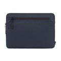 Incase Compact Sleeve Schutzhülle Apple MacBook Pro (Retina) 13" / Pro 13" (2016 - 2020) / Air 13,3" (2018 - 2020) Navy Blau [Flight Nylon I Zubehörtasche I Kunstfell-Interieur I Reißverschluss]