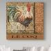 Trademark Fine Art 'Vintage Le Coq 3' Vintage Advertisement on Wrapped Canvas in Blue | 24 H x 24 W x 2 D in | Wayfair ALI37398-C2424GG