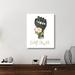 East Urban Home Girl Power XI by Jenaya Jackson - Textual Art Print on Canvas in Black | 35 H x 28 W x 1.5 D in | Wayfair