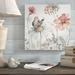 'A Country Weekend II' by Lisa Audit Print on Canvas in Gray/Pink Laurel Foundry Modern Farmhouse® | 14 H x 14 W x 2 D in | Wayfair