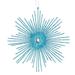 Vickerman 540473 - 6.5" Turquoise Glitter Snowflake Burst Christmas Tree Ornament (6 pack) (M184512)