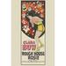 Buyenlarge Rough House Rosie - Unframed Advertisement Print in Black/Orange | 66 H x 44 W x 1.5 D in | Wayfair 0-587-62045-LC4466