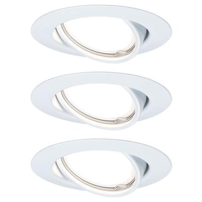 93422 Base Einbauleuchte 3er Set led GU10 15 w Weiß - Paulmann