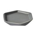 Evideco Diamond Stoneware Bathroom Soap Dish Cup Stone in Gray | 1 H x 4 W x 5 D in | Wayfair 6480181