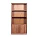 Loon Peak® Kinney 72" H x 36" W Solid Wood Standard Bookcase Wood in Brown | 72 H x 36 W x 13 D in | Wayfair DDC5FA18AD3A47A2B10B67AE75EAEA60