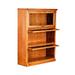 Loon Peak® Mcintosh Barrister Bookcase Wood in Black | 79 H x 35 W x 13 D in | Wayfair 93AAED476EB8471F934D30499947B858