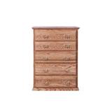 Loon Peak® Lacluta 5 Drawer Chest Wood in Brown | 48 H x 34 W x 18 D in | Wayfair D27F84D8A4694E738161045933B9F6BB