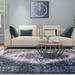 Black 60 x 0.18 in Area Rug - World Menagerie Myles Oriental Area Rug in Gray Nylon | 60 W x 0.18 D in | Wayfair 1EE80AFE4DE74799B988F46E322AB50A