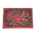 Red 19 W in Area Rug - The Holiday Aisle® Bruhn Seasonal Poinsettia Design Novelty Rug Polyester | Wayfair A324063C962B46C9AF8F83DB5F087FDA