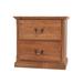 Loon Peak® Moreland 2 - Drawer Nightstand Wood in Brown | 24 H x 25 W x 18 D in | Wayfair 50FC97AA188B4454807E598442434D7D