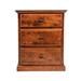 Loon Peak® Argueta 3 - Drawer Nightstand Wood in Brown | 30 H x 25 W x 18 D in | Wayfair 785DA1770022459FB4013FB2C74EE4F0