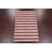 Brown/Pink 67 W in Rug - Rosecliff Heights One-of-a-Kind Lorinda Hand-Knotted 2010s Gabbeh Brown/Ivory 5'7" x 8'3" Wool Area Rug Wool | Wayfair