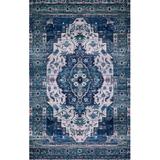 Blue 60 x 0.13 in Area Rug - Justina Blakeney x Loloi Cielo Ivory/Turquoise Area Rug Polyester | 60 W x 0.13 D in | Wayfair CIELCIE-01IVTQ5076