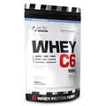 HI TEC NUTRITION Whey C-6 Eiweiss Protein Pulver 1kg - Whey Protein Pulver aus 6 Molkenproteinen mit BCAA und EEA Aminosäuren Eiweißpulver - 1000g Proteinshake mit Bananengeschmack