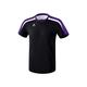 ERIMA Kinder T-shirt T-Shirt, schwarz/violet/weiß, 140, 1081830