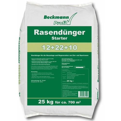 Beckmann - Rasendünger 25kg Starter 12+22+10 f.ca. 700m²