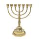 NKlaus Menorah Brass Handmade Candle Holder 23cm Menorah 10204