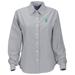 Women's Gray Texas A&M Corpus Christi Islanders Velocity Oxford Plus Size Button-Up Long Sleeve Shirt