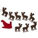 The Holiday Aisle® 6' Figurine Novelty Garland in Black | 6 H x 6 D in | Wayfair D346090B68444423B80442618FF2489B