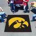 FANMATS Collegiate University of Iowa 60 in. Non-Slip Indoor Door Mat Synthetics | 60 W x 72 D in | Wayfair 3894