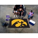 FANMATS Collegiate University of Iowa 60 in. Non-Slip Indoor Door Mat Synthetics | 60 W x 96 D in | Wayfair 3897