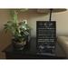 Alcott Hill® Munden Garden Plaque Stone in Black | 12 H x 6 W x 0.25 D in | Wayfair 5E29FD618DF943C7A237D3900E2C0D68