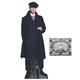 BundleZ-4-FanZ 1920s British Gangster Smoking Lifesize and Mini Cardboard Cutout Fan Pack, 185cm x 66cm Includes 8x10 Star Photo