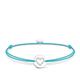 Thomas Sabo Damen Armband Little Secret Herz Türkis 925 Sterling Silber LS069-401-31-L20v