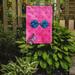 Caroline's Treasures Sunglasses Polkadot 2-Sided Polyester 15 x 11 in. Garden Flag in Pink | 15 H x 11 W in | Wayfair BB8179GF