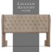 Lillian Studio Lillian August Modern Wingback Headboard w/ Diamond-Tufting Upholstered/Polyester | 54 H x 65 W x 9.5 D in | Wayfair HB2000038