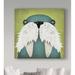 Zoomie Kids 'Walrus' Canvas Art Canvas in Blue/Brown | 24 H x 24 W x 2 D in | Wayfair 2B79A466394F4B5B8044C84C4E44BF52