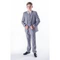 Vivaki Boys Light Grey Suit Formal Wedding Pageboy Party Prom 5pc Suit (2/3 Years)