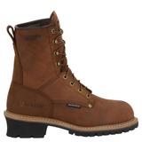 Carolina Elm 8" Insulated Steel Toe Logger - Mens 9.5 Brown Boot D