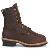 Carolina Elm 8" Insulated Steel Toe Logger - Mens 14 Brown Boot E2
