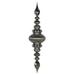 Vickerman 539613 - 41" Pewter Shiny Finial Christmas Tree Ornament (M183887)