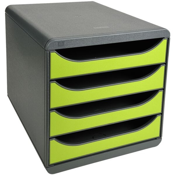 EXACOMPTA Schubladenbox »Big Box Individuel« (4 Schubladen) grau, 27.8x26.7x34.7 cm Image