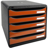 EXACOMPTA Schubladenbox »Big Box Plus« (5 Schubladen) schwarz, 27.8x27.1x34.7 cm