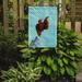 East Urban Home Malaysian Serama Chicken Check 2-Sided Polyester 15 x 11 in. Garden Flag in Blue | 15 H x 11 W in | Wayfair