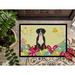 The Holiday Aisle® Saroyan Greater Swiss Mountain Dog 27 in. x 18 in. Non-Slip Outdoor Door Mat Synthetics in Brown/Red/Yellow | Wayfair