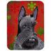 The Holiday Aisle® The Holiday Aisle Ashlynn Scottish Terrier Glass Cutting Board Glass | 0.15 H x 11.25 W in | Wayfair