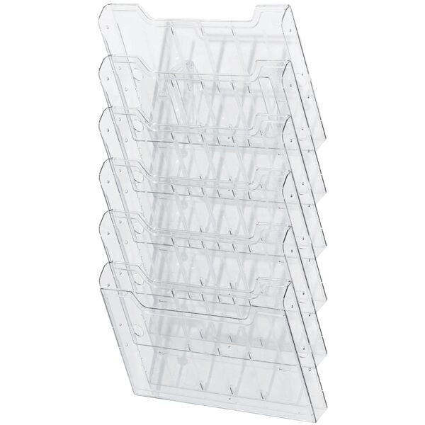 EXACOMPTA Prospekthalter »Presentation« 6 Fächer quer transparent, 32.7x52.3x2.6 cm Image