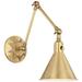 Crystorama Morgan 23" High Aged Brass Wall Sconce