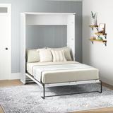 Sand & Stable™ Luka Murphy Bed Wood in Black/Brown/White | 85.87 H x 58.63 W in | Wayfair D272375BD6DE478D9A0387A101362A06