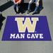 FANMATS University of Washington Non-Slip Indoor Only Door Mat Synthetics | Rectangle 5' x 8' | Wayfair 17332