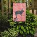 East Urban Home Giant Chinchilla Rabbit Check 2-Sided Polyester 15 x 11 in. Garden Flag in Pink | 15 H x 11 W in | Wayfair